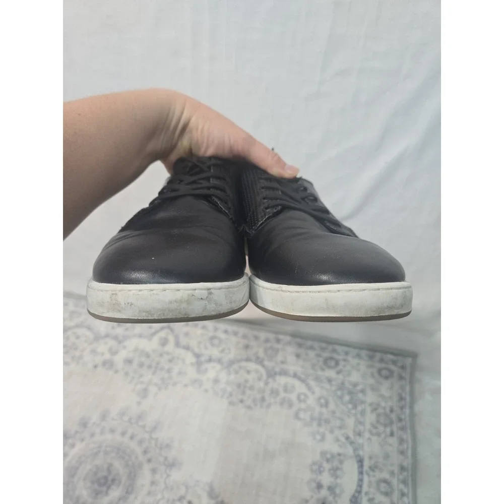 Aldo Men's Shoes Black‎ White Vilasen Oxford Size 10 Lace Up Perforated